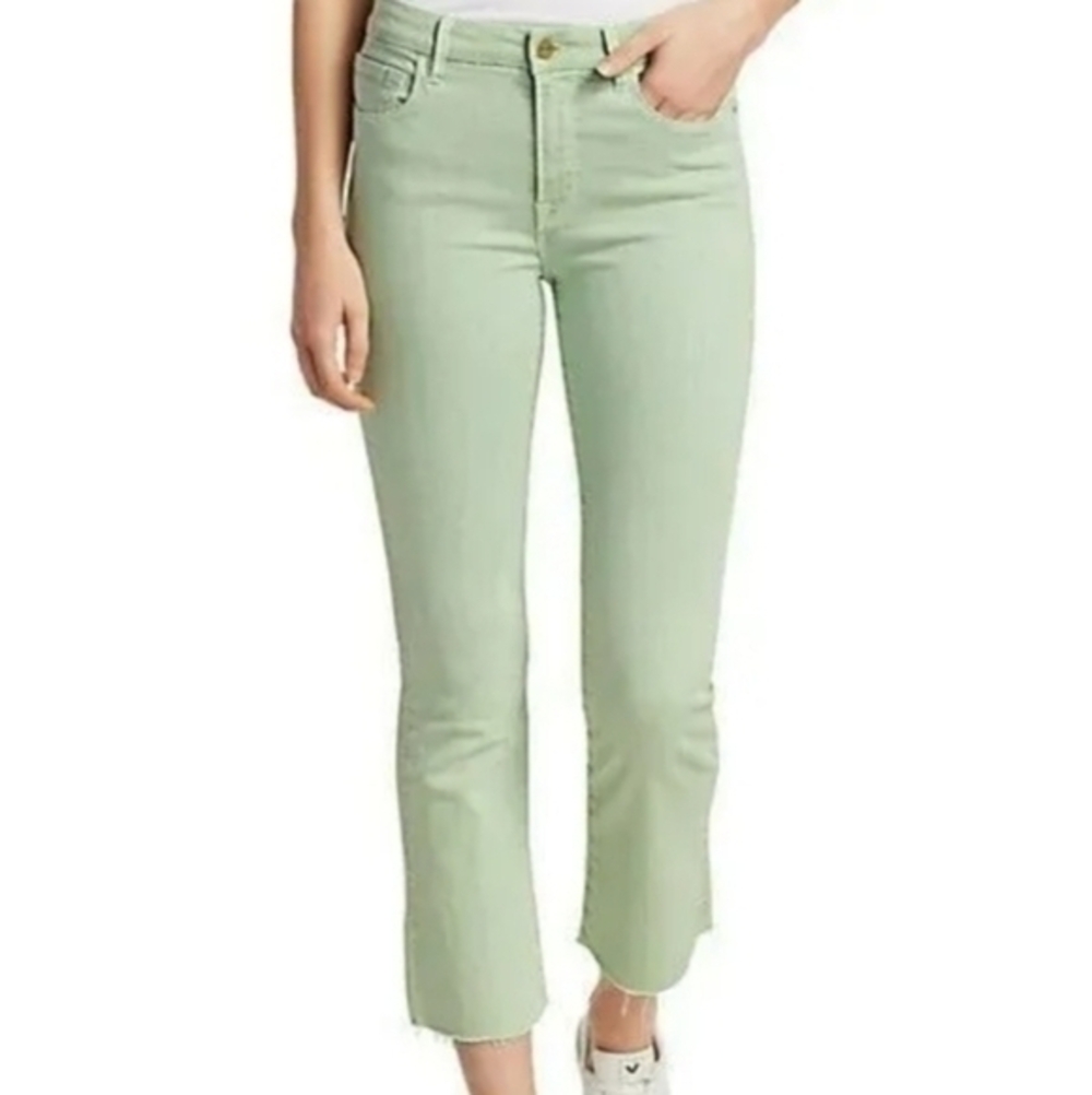 Frame Denim Aloe Le High Skinny Raw Edge Cloud Jeans Size 26